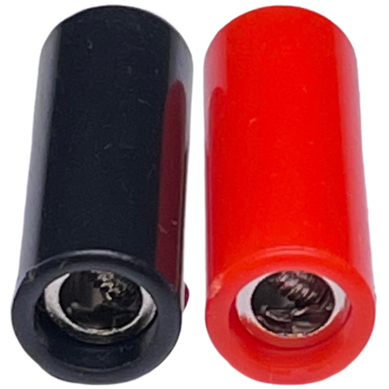 CESS Banana Female Jack Screw Connect, Solder-Free, 4mm Banana Jack, Black and Red, 5 Pairs - Image 2